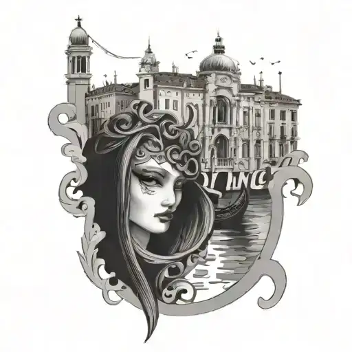 venice tattoo design idea