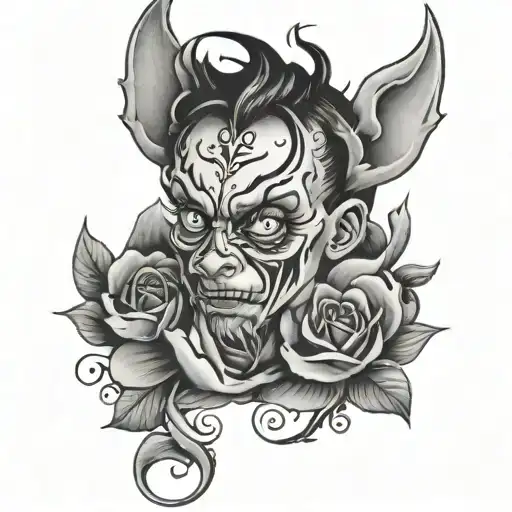crybaby tattoo design idea
