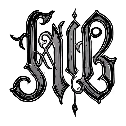 Two Word Ambigram Generator tattoo design idea