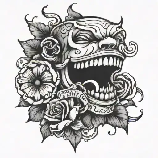 12:27 always remember smile tattoo design idea