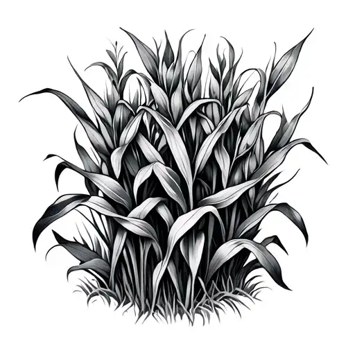Cornfield tattoo design idea