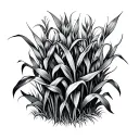 Cornfield tattoo design idea