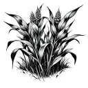 Cornfield tattoo design idea