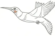 3 northern flicker bird flying tattoo design idea