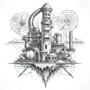 civil engineering tattoo design idea