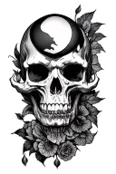 666 tattoo design idea