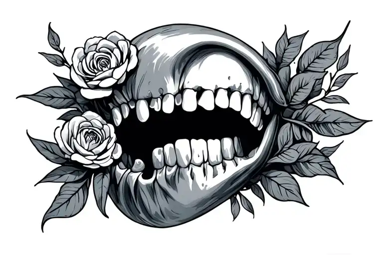 Genital tattoo design idea