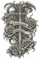 hard fought hallelujah tattoo design idea