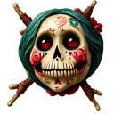 voodoo doll tattoo design idea