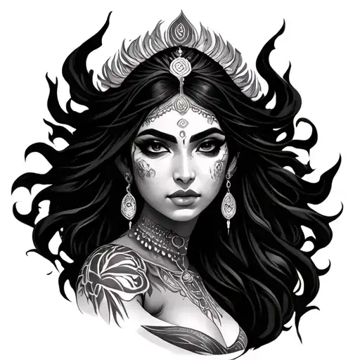 Yemaya tattoo design idea