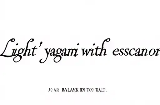 "Light yagami with escanor " tattoo design idea