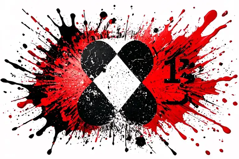 polish symbol merging resilience and growth strength family tattoo design idea