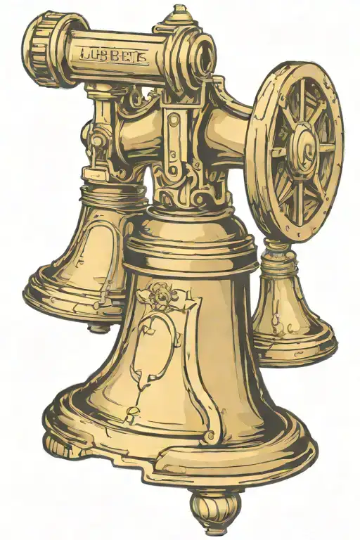 liberty bell tattoo design idea