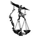 metallica and justice for all lady justice tattoo design idea