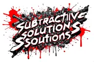 "Subtractive Solutions" "Subtractive Solutions" Words 'Subtractive Solutions' mixed with multiple colors of mechanical things. tattoo design idea