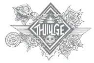 thug life tattoo design inspired tattoo incorporating tattoo design idea