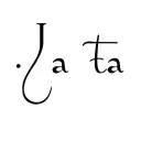"J a t a" initials tattoo design idea