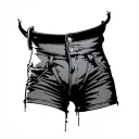 Crotch tattoo design idea