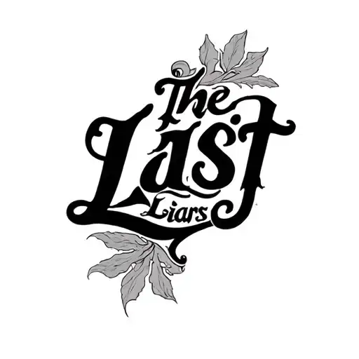 "The Last Liars" hoodie tattoo design idea