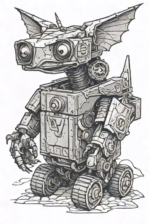 spartacus game of thrones dragon wall-E tattoo design idea