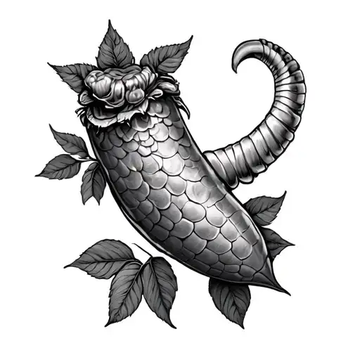 Cornicello tattoo design idea