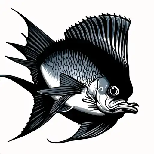 Sailfish tattoo design idea