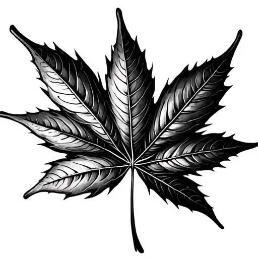 maple seeds tattoo design idea