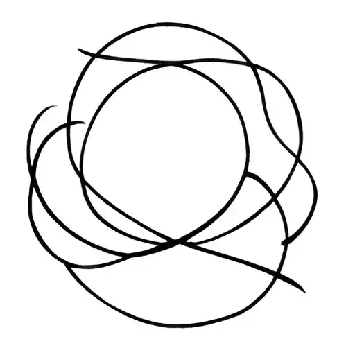 medusa semicolon ribbon tattoo design idea