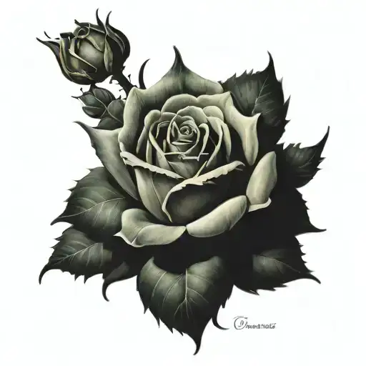 a court of thornes and roses tattoo design idea