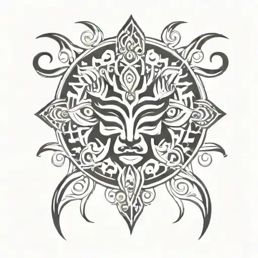 Kali country tattoo design idea