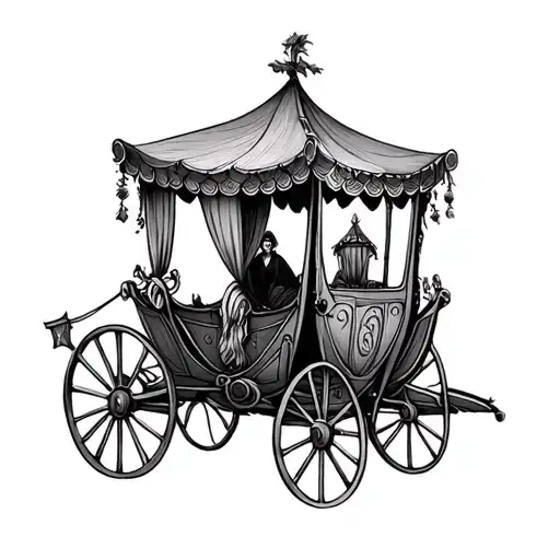 Gypsy Caravan tattoo design idea