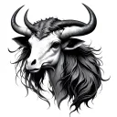 Taurus Sagittarius Aquarius zodiac sign tattoo design idea