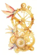 monty python steampunk inspired tattoo tattoo design idea