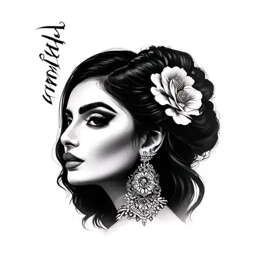 Rekha tattoo design idea