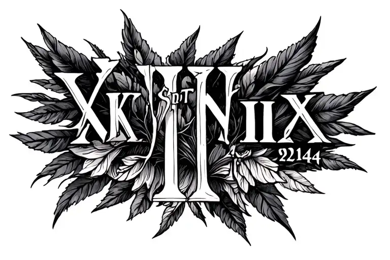 roman numeral for Sept 21, 1984 year born tattoo design idea