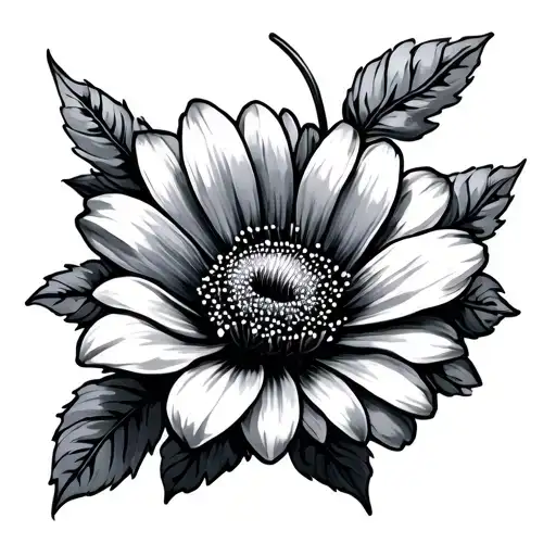 flower tattoo design idea