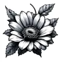 flower tattoo design idea