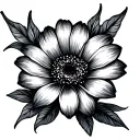 flower tattoo design idea