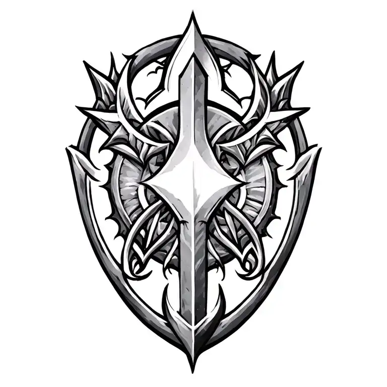 Norse symbol for endure tattoo design idea