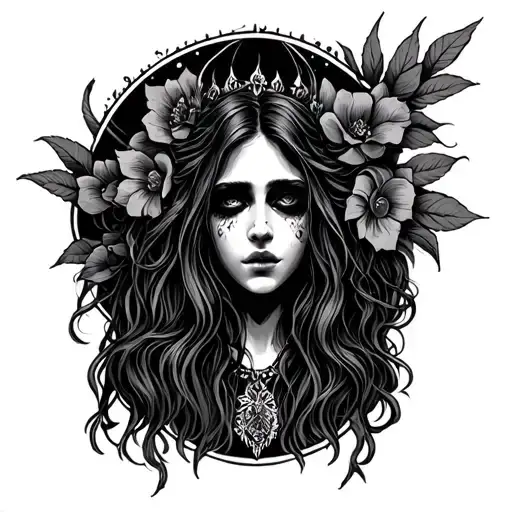 The Llorona tattoo design idea