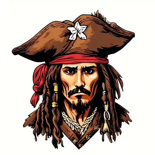 Jack Sparrow Sparrow tattoo design idea