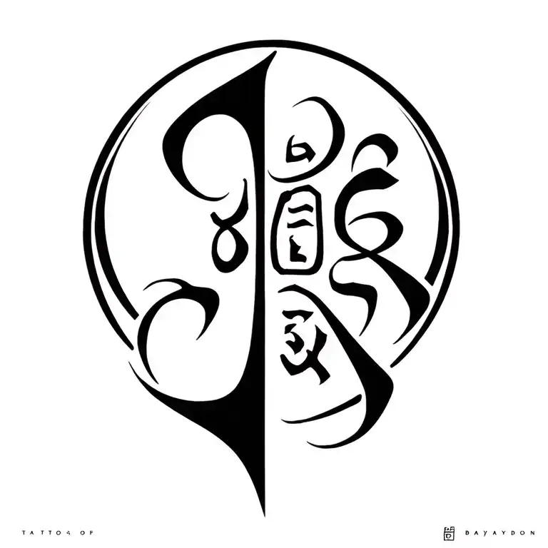 Baybayin of Padayon tattoo design idea