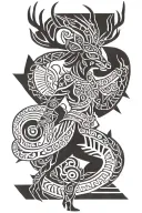 yaqui deer dancer tattoo design idea