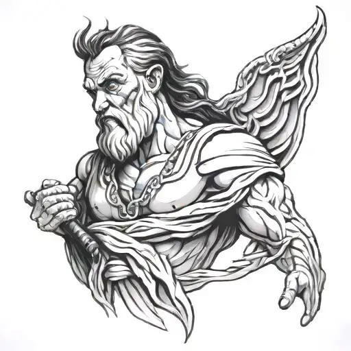Moses tattoo design idea