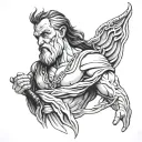 Moses tattoo design idea