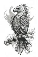albanian eagle tattoo design idea