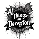 All things are deception quote tattoo design idea