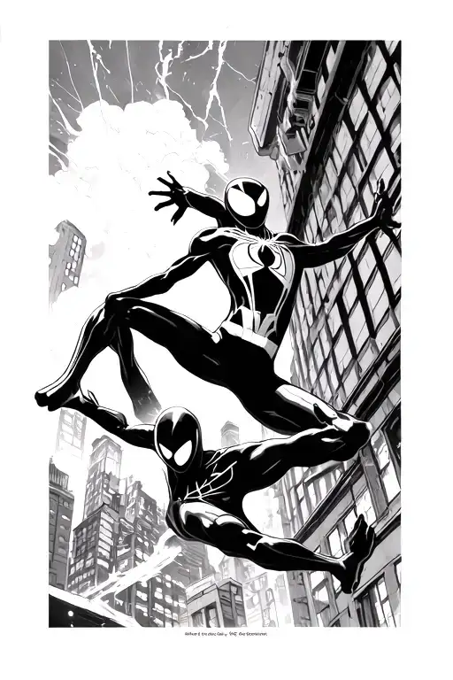 Into the Spider-Verse and the Leap of Faith Over Fear tattoo design idea