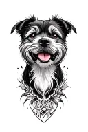 fudog tattoo design idea