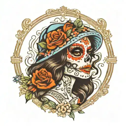 Catrina tattoo design idea